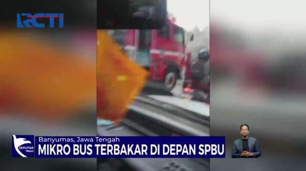 Mikrobus Terbakar di Banyumas, Tiga Orang Lompat Menyelamatkan Diri