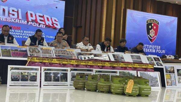 Mabes Polri Tangkap 8 Pelaku Penyalahgunaan Gas Bersubsidi