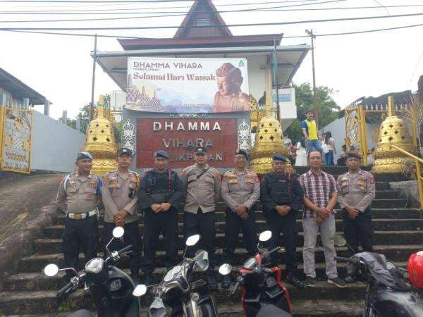 Wujudkan Keamanan Waisak 2025, Brimob Polda Kaltim Kerahkan Patroli Khusus di Balikpapan