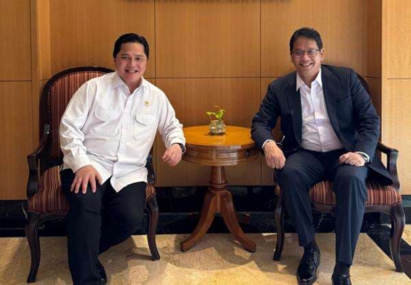 Menpora Erick Thohir Bertemu Menkeu Purbaya Yudhi Sadewa, Bahas Anggaran SEA Games 2025? Menpora Erick Thohir Bertemu Menkeu Purbaya Yudhi Sadewa, Bahas Anggaran SEA Games 2025?