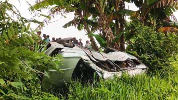 Mobil Wisatawan Pecah Ban Tabrak Pohon di Jember, 3 Orang Tewas 5 Luka-Luka