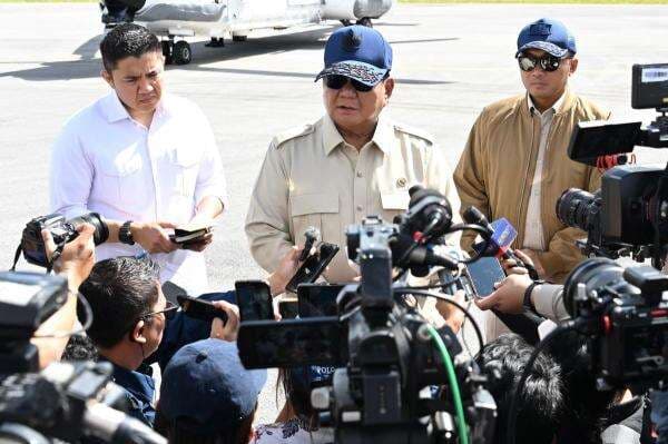 Prabowo Sebut Pengungsi Banjir-Longsor di Tapanuli Tengah Masih Syok