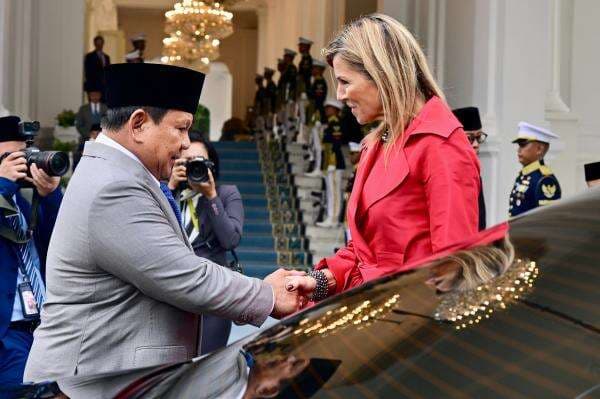Momen Pertemuan Prabowo dan Ratu M&aacute;xima Bahas Kesehatan Keuangan di Indonesia
