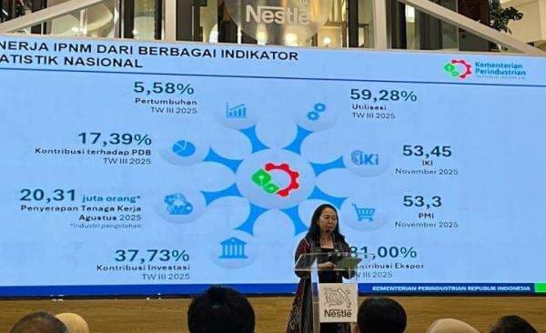 Industri Pengolahan Non-Migas Tumbuh 5,58 Persen di Kuartal-III, Lampaui Ekonomi Nasional