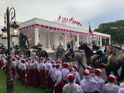 Prabowo Terima Raja Yordania Abdullah II di Istana, Disambut Pasukan Berkuda