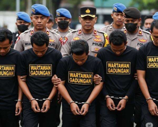Peras Korban Rp130 Juta, Sembilan Wartawan Gadungan Diringkus Polisi