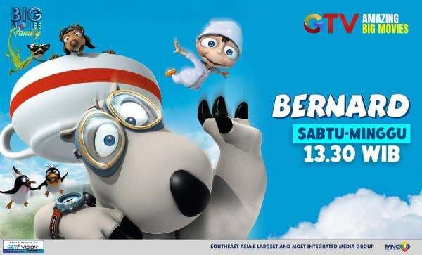Animasi Bernard Bear Hadirkan Humor Segar, Hanya di GTV