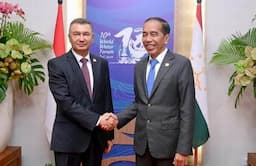 Bertemu PM Tajikistan, Jokowi Bahas Kerja Sama Pengelolaan Air Bersih   