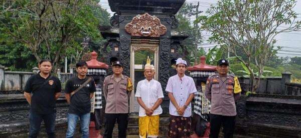 Polres Pemalang Amankan Rangkaian Ibadah Nyepi di Pura Satya Dharma Surajaya
