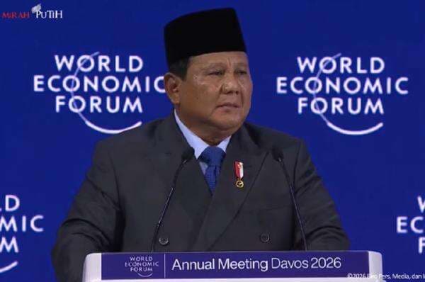 Prabowo Berpidato di WEF Swiss: Kita Berkumpul di Tengah Masa Ketidakpastian