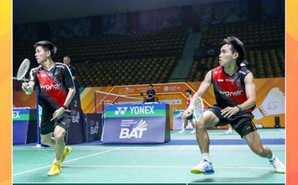 Hasil Perempatfinal Thailand Masters 2026: Raymond Indra/Nikolaus Joaquin ke Semifinal, Prahdiska Bagas Tersingkir