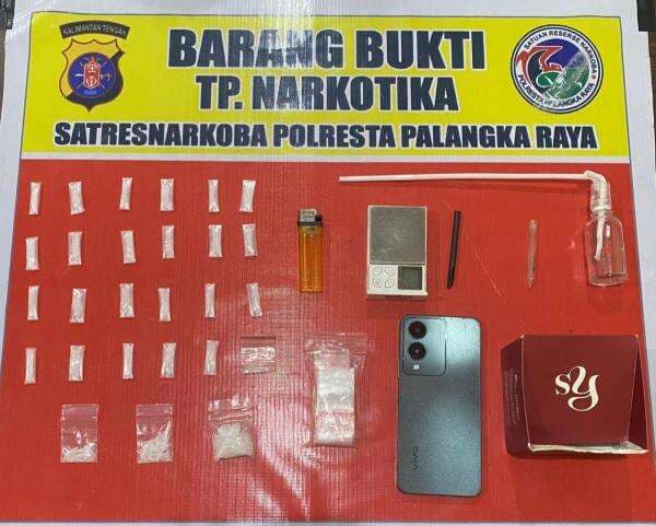 Polisi Amankan Pengedar Narkoba di Petuk Katimpun Palangka Raya, 15,06 Gram Sabu Disita Polisi Amankan Pengedar Narkoba di Petuk Katimpun Palangka Raya, 15,06 Gram Sabu Disita