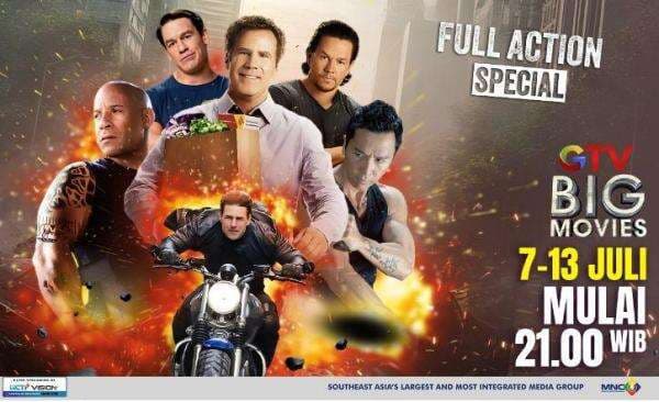 Full Action Special! Deretan Film Aksi, Petualangan, dan Fantasi Ada di GTV Big Movies!