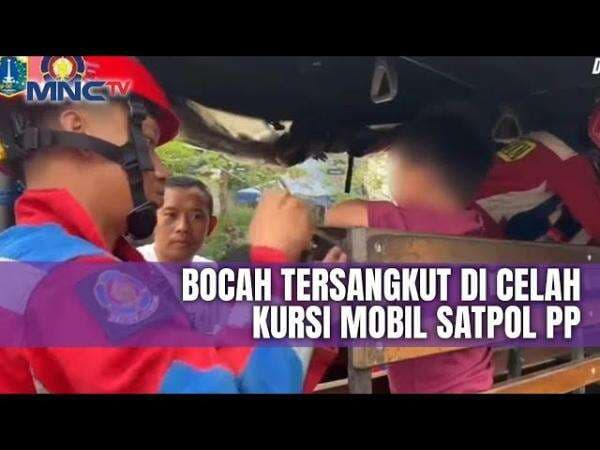 Asyik Bermain, Bocah di Jakarta Timur Terjebak di Kursi Mobil Satpol PP