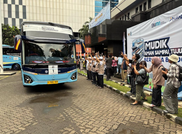 Mudik Gratis 2025, Bulog Berangkatkan 650 Pemudik ke 13 Kota Tujuan