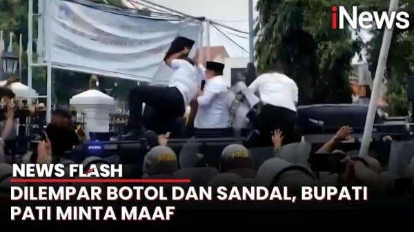 Demo Bupati Pati Ricuh, 34 Orang Luka-Luka 7 di Antaranya Polisi