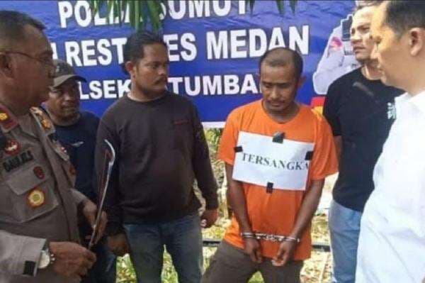 Buron 7 Tahun, Pembunuh Sepupu di Deliserdang Ditangkap saat Bungkus Sabu