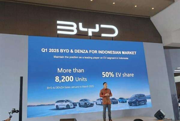 PEVS 2025, BYD Kuasai 50 Persen Pasar Mobil Listrik Indonesia