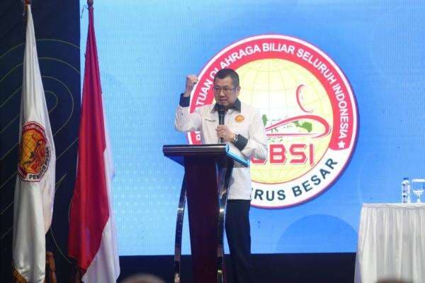 Hary Tanoesoedibjo Beberkan Misi Biliar Indonesia Mendunia usai Rakernas POBSI 2025