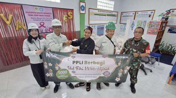 Sambut Idul Fitri, PPLI Bagikan 5.000 Paket Sembako untuk Warga