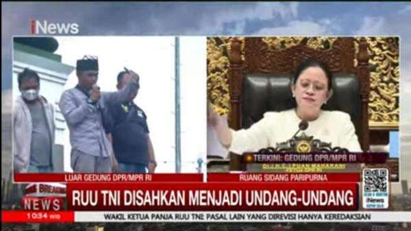 Tok! DPR Sahkan RUU TNI jadi Undang-Undang di Tengah Gelombang Penolakan Publik
