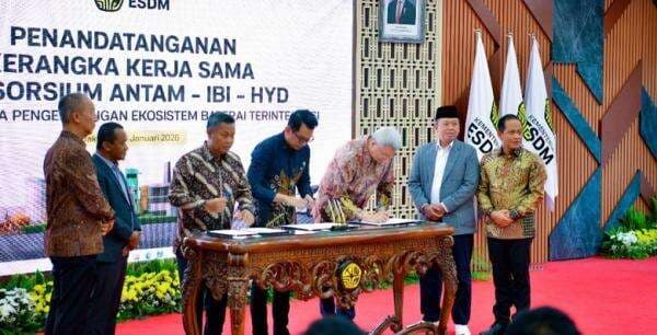 Konsorsium Proyek Baterai EV Senilai Rp100 Triliun Resmi Dibentuk