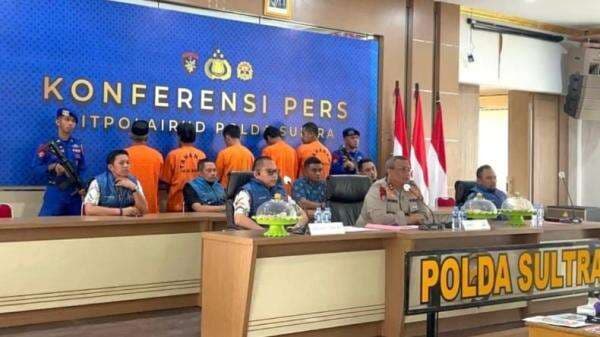 Ditpolairud Polda Sultra Ungkap Tiga Kasus Bom Ikan, Lima Tersangka Diamankan