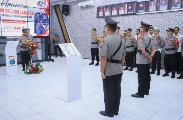 Mutasi di Tubuh Polres Bojonegoro, Kapolsek dan Kasubbagdalops Berganti