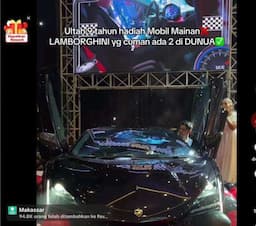 Viral! Sultan Makassar Beri Kado Lamborghini Rp22 Miliar untuk Anaknya yang Berusia 9 Tahun