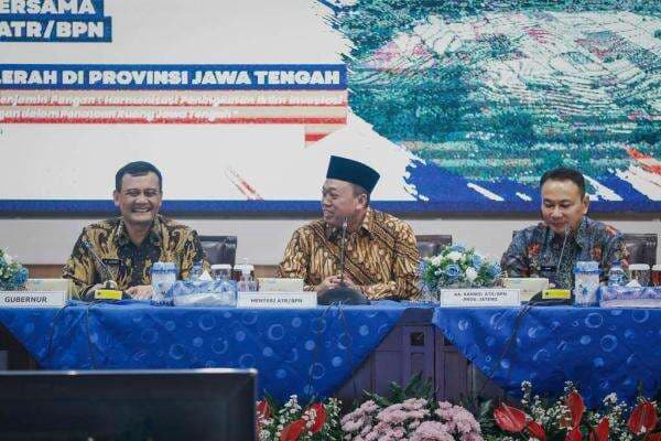 450 Ribu Hektare Lahan di Jateng Tak Bertuan, Ini Kata Menteri Nusron Wahid