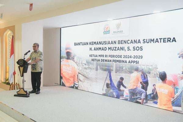 Asosiasi Peternak Kirim Bantuan Rp800 Juta ke Sumatra, Muzani: Mereka Merasa Tersentuh Asosiasi Peternak Kirim Bantuan Rp800 Juta ke Sumatra, Muzani: Mereka Merasa Tersentuh