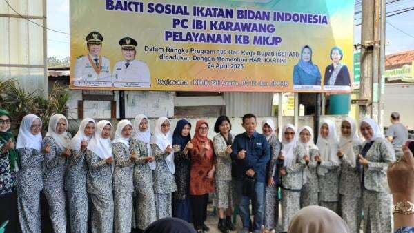 IBI Karawang Gelar Pelayanan KB MKJP Gratis, Dukung Program Sehati Bupati