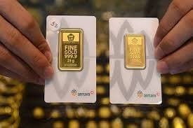 Harga Emas Antam (ANTM) Turun Rp15.000 per Gram, Cek Rinciannya