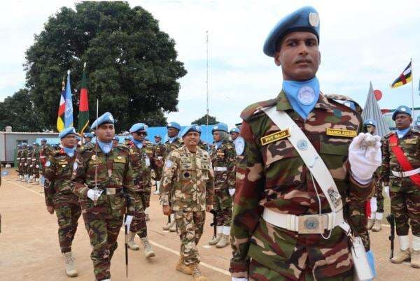 Jenderal Tempur Kostrad Pimpin Upacara Medal Parade di Afrika Tengah, Kenang Prajurit yang Gugur