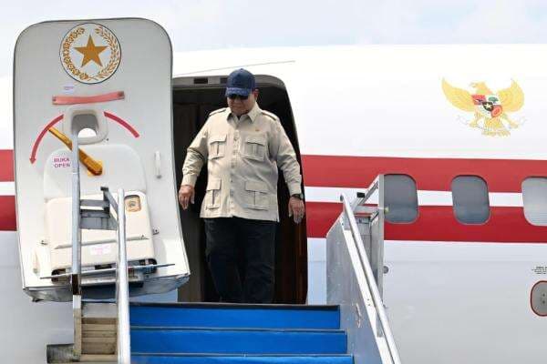 Tiba di Babel, Prabowo Saksikan Penyerahan Barang Rampasan Korupsi Timah