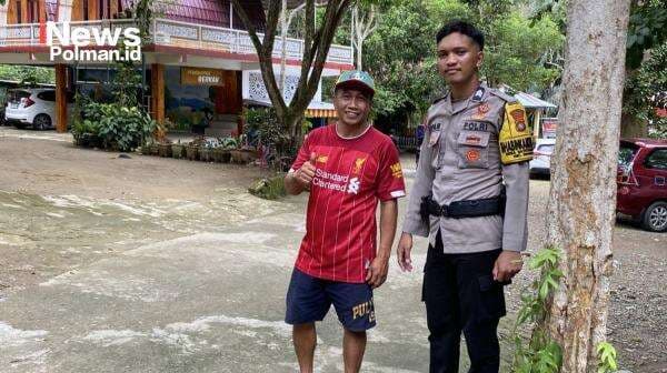 Liburan Aman dan Nyaman, Polsek Binuang Turun ke Lokasi Wisata