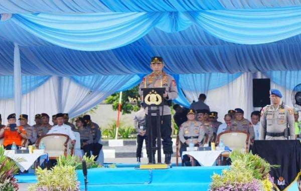 Pimpin Apel Tanggap Darurat Bencana, Kapolri: Beri Rasa Aman ke Masyarakat