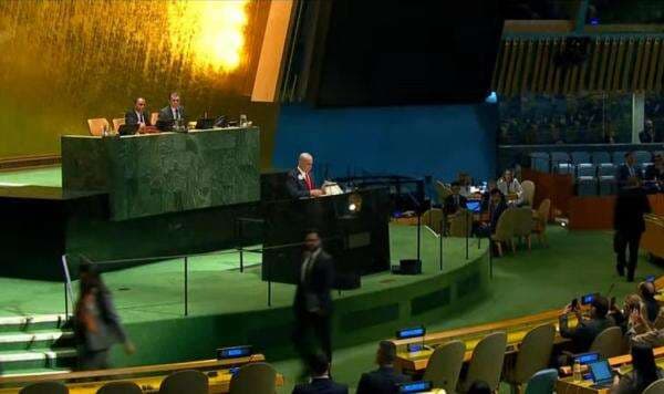 PM Israel Netanyahu Pidato di Sidang Umum PBB, Puluhan Delegasi Walkout