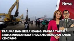 Air Sungai Aik Garoga Tapsel Naik, Warga Panik Berhamburan Selamatkan Diri