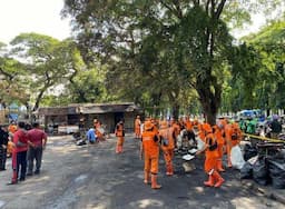 30 Kios Area Kuliner di Kalibata Hangus Terbakar usai 2 Matel Tewas Dikeroyok