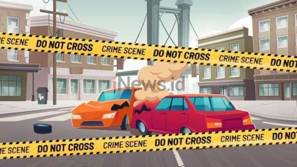 Kecelakaan Beruntun 3 Minibus di Maros gegara Sopir Mengantuk, 2 Luka-Luka