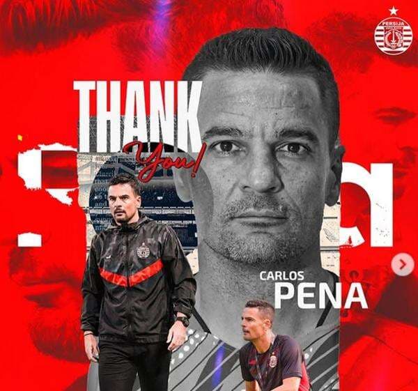 Resmi! Persija Jakarta Pecat Carlos Pena, Tunjuk Ricky Nelson Jadi Caretaker