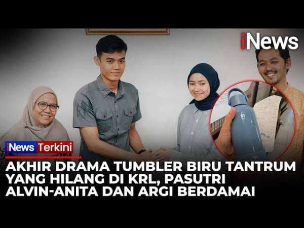 Akhir Drama Tumbler Hilang di KRL!  Argi Maafkan Pasutri Anita dan Alvin