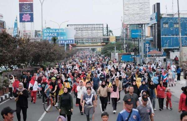 Warga Membeludak Bikin Macet saat CFD Hari Pertama, Wali Kota Depok Minta Maaf