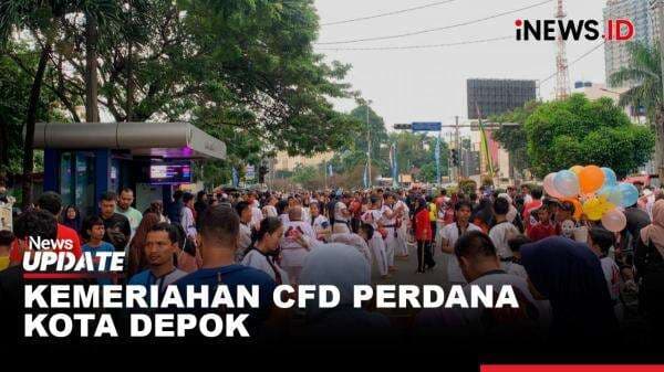 Ribuan Warga Ramaikan Car Free Day Perdana Kota Depok