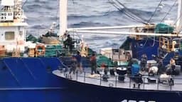Curi Ikan, Kapal Asing Berbendera Rusia Ditangkap di Perairan Arafura