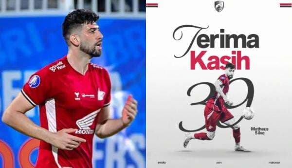 PSM Makassar Cuci Gudang Pemain Asing, Resmi Lepas Matheus Silva