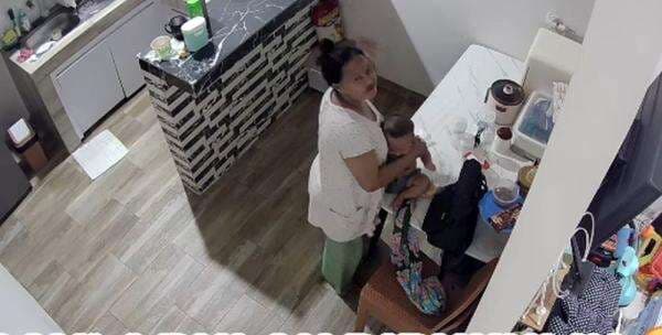 Viral, CCTV Ungkap Bayi 6 Bulan Dipukuli ART karena Tak Mau Makan
