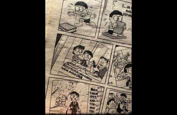 Viral, Nobita Ternyata Pernah Gagal Masuk UGM!