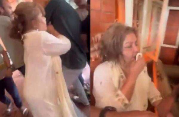 Viral, Demontran Nepal Pukul dan Tendang Menlu Arzu Rana Deuba di Rumah